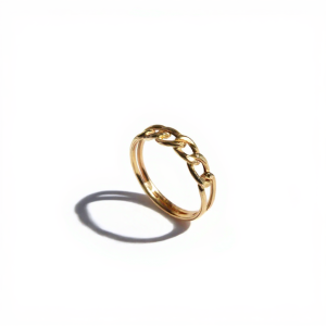 انگشتر طلا 18 عیار زنانه کارتیر- گالری طلای شیخ زر