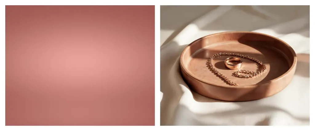 انواع رنگ طلا؛ رزگلد