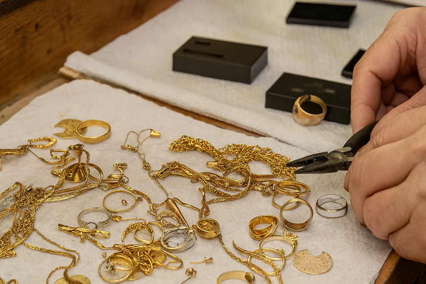 تشخیص طلای اصل با سرامیک