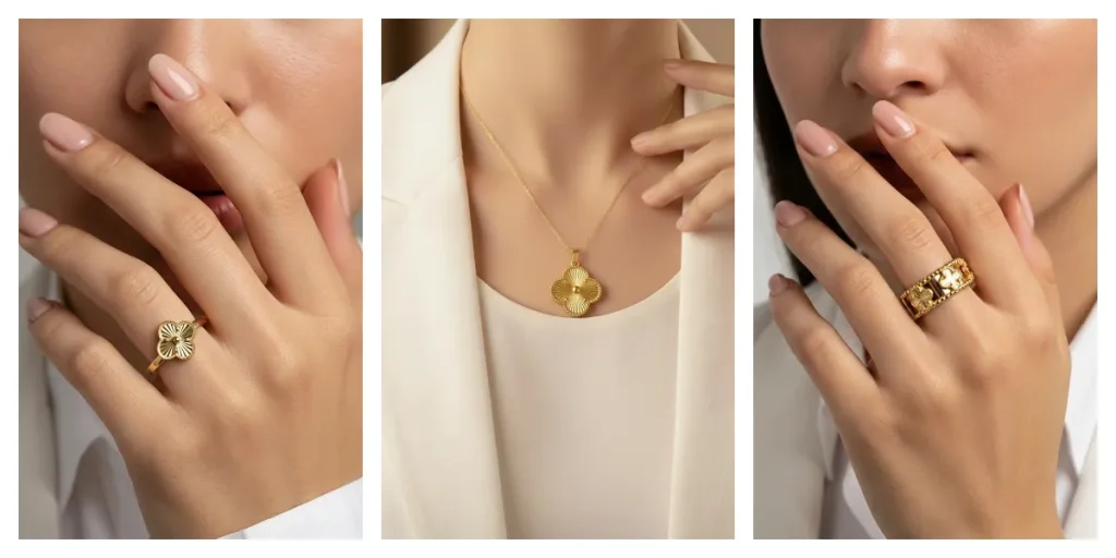 طلای ونکلیف برای روز مادر در گالری شیخ زر 