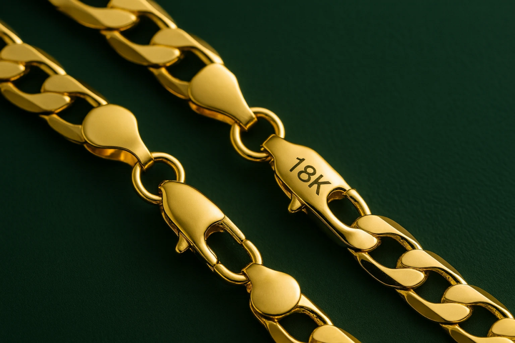 کد حک شده بر روی طلا جهت تشخیص طلای اصل