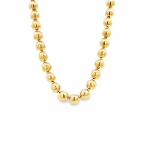 گردنبند طلای توپی_ گالری طلای شیخ زر