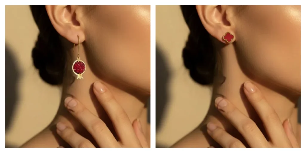 گوشواره طلا هدیه شب یلدا